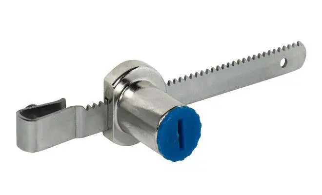 Замок пилка Hafele для скла SYMO 233.44.600 Нікель матовий