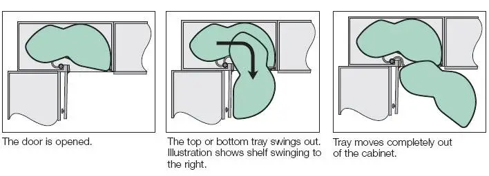 Набір полиць LeMans II Classic лівий ширина 600 мм з Anti Slip 2 шт. 54130161 - 2