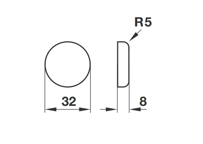 Заглушка для чашки METALLAMAT MINI RC 31710420 - 2