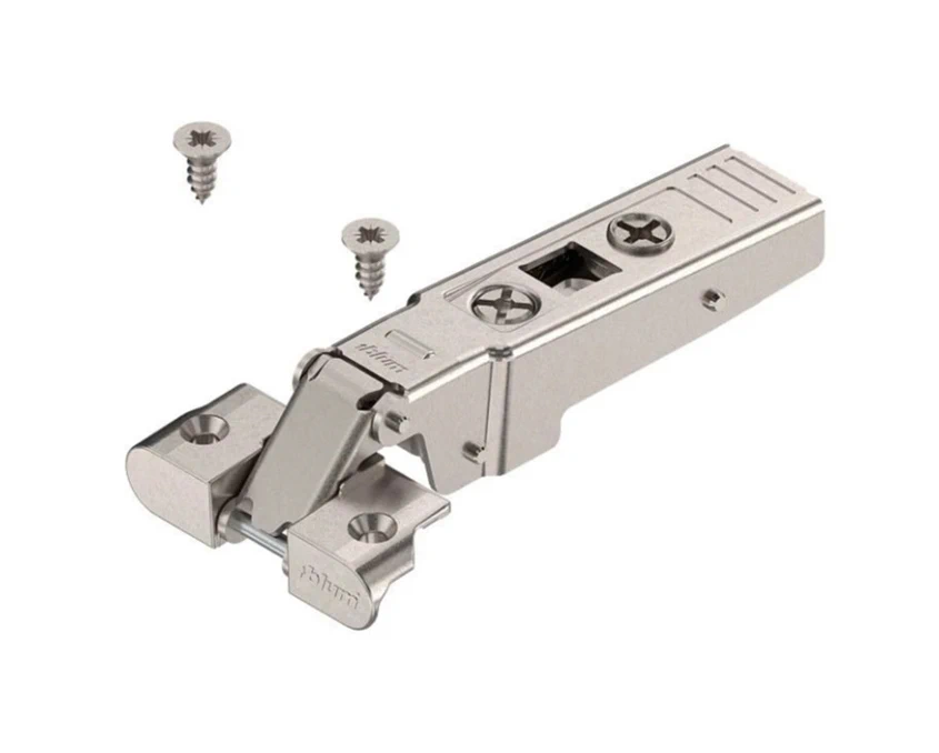 Петля Blum накладная для алюминиевых рам 95⁰ 70T950A.TLMB V50 NI Никель