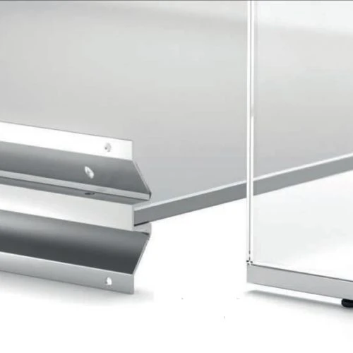 Опора для стекла Ossicolor 800мм 10х10мм нижняя осQ.10.800ARCC0 Алюминий