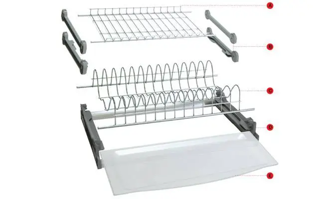 Комплект сушарок для посуду Hafele 450 мм (544.20.072)