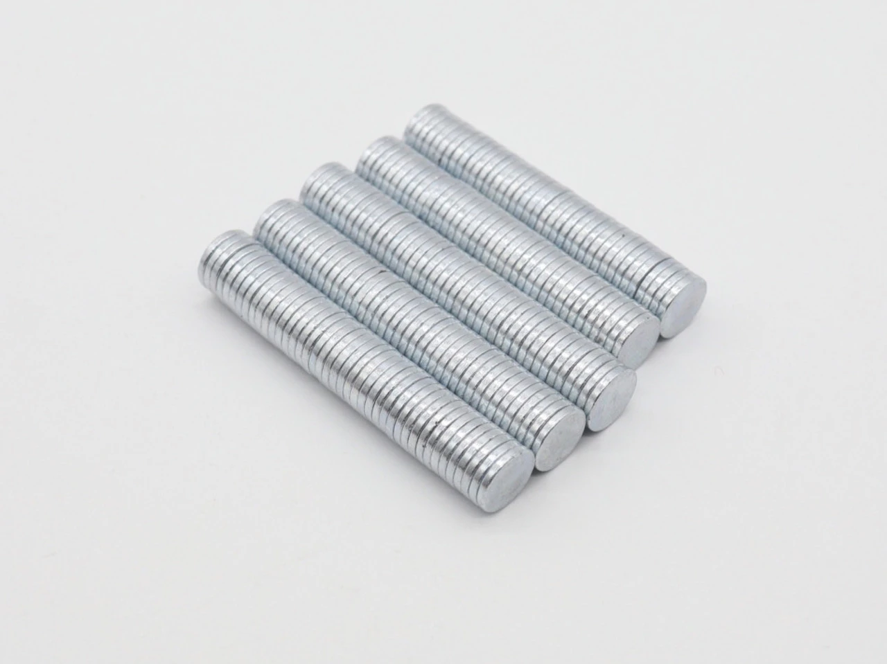 Магнит неодимовый, 10х1,5мм, Цвет «серебристый» - 2