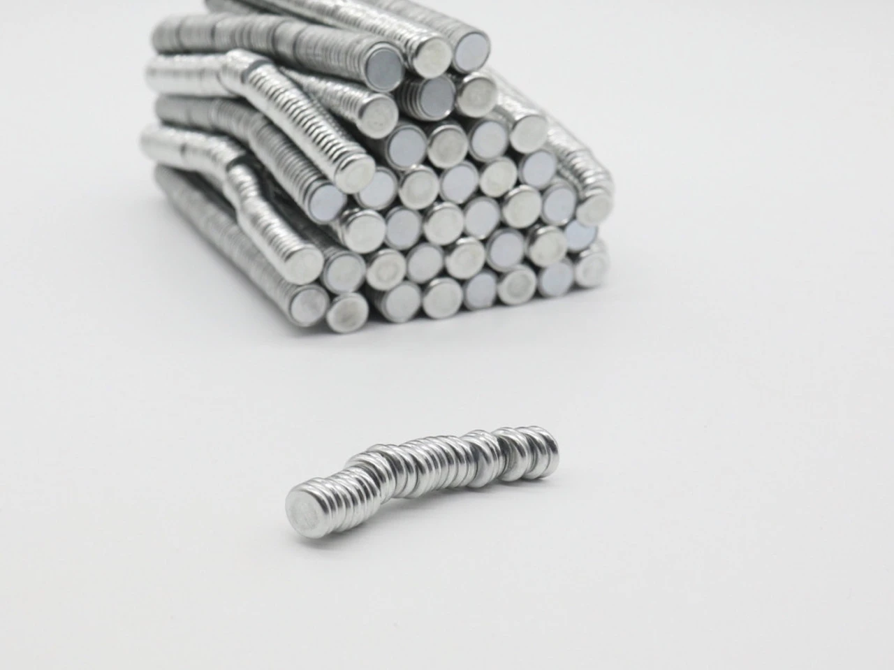 Магнит неодимовый, 10х2мм, Цвет «серебристый»