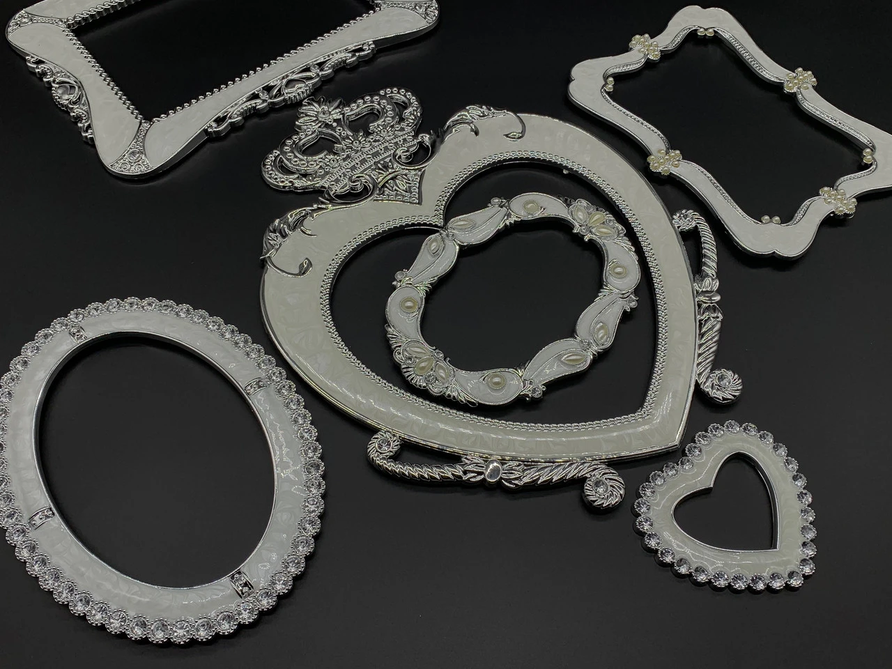 Рамка для фото пластикова, 15х11см, Колір "золотистий" - 2