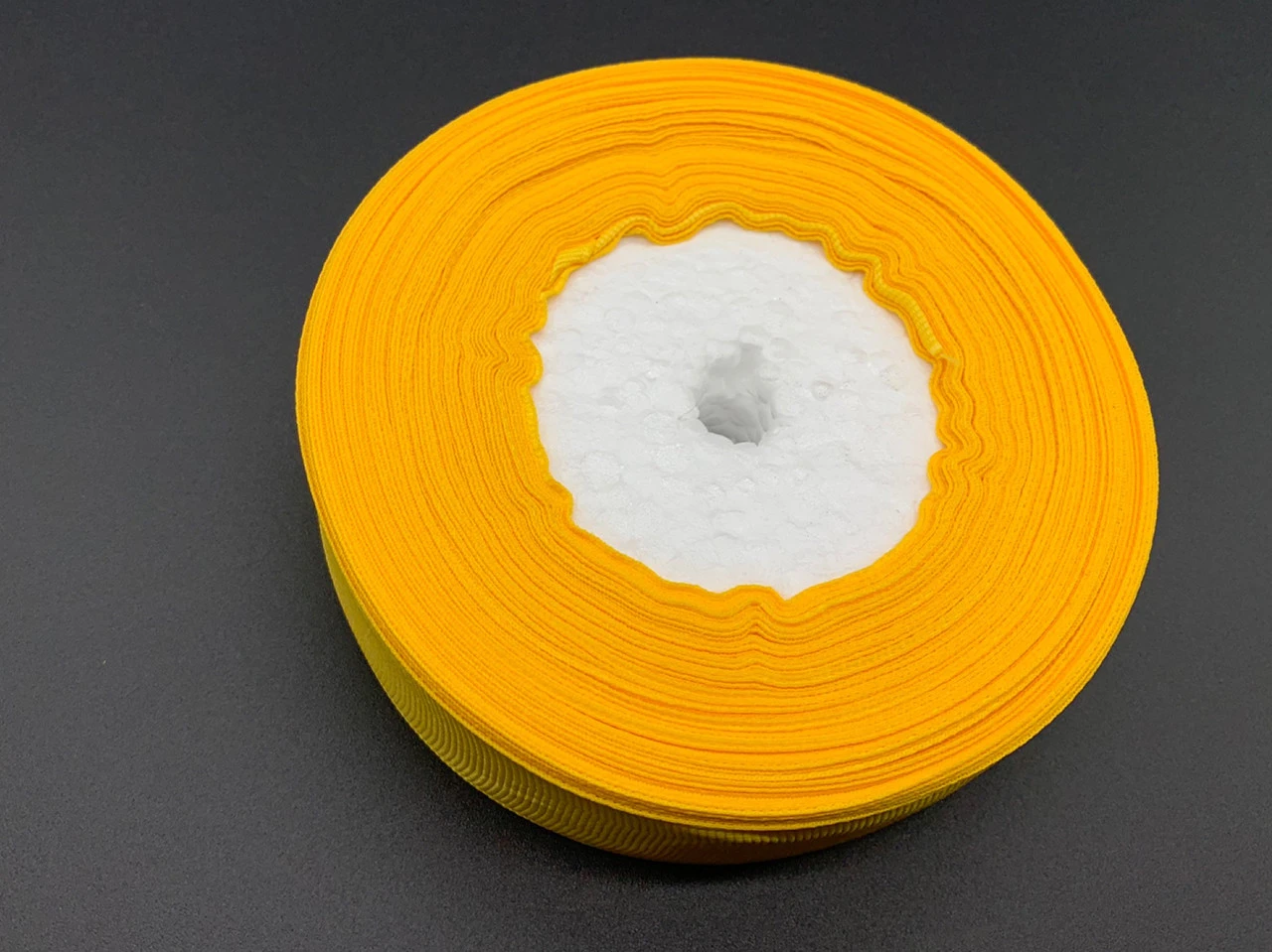 Стрічка корсажна, 2,5 см, 23м/рул, Колір "жовтий"