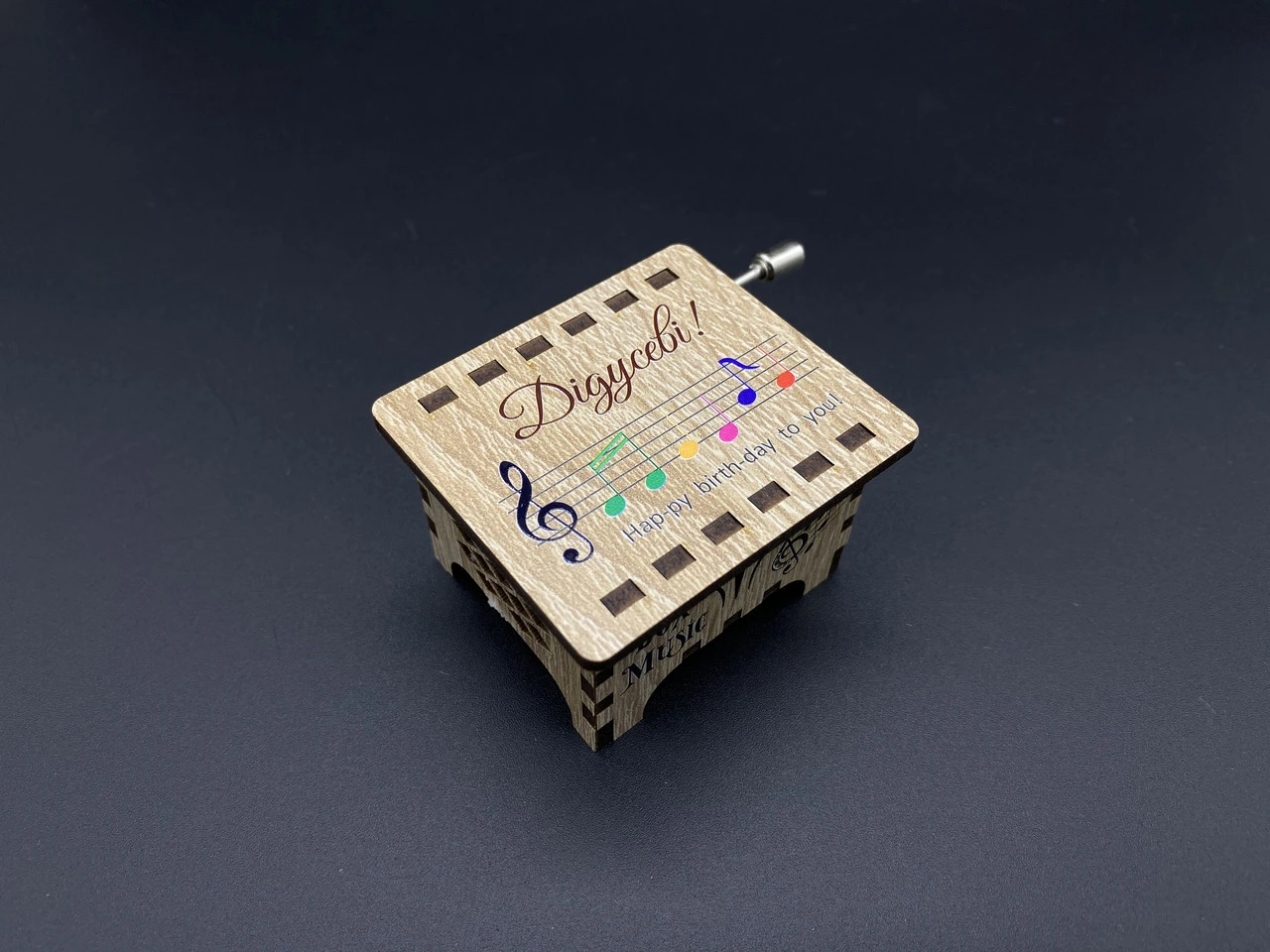 Музыкальная шкатулка «ДЕДУСЕВИ», 6х5см, Цвет «серый»