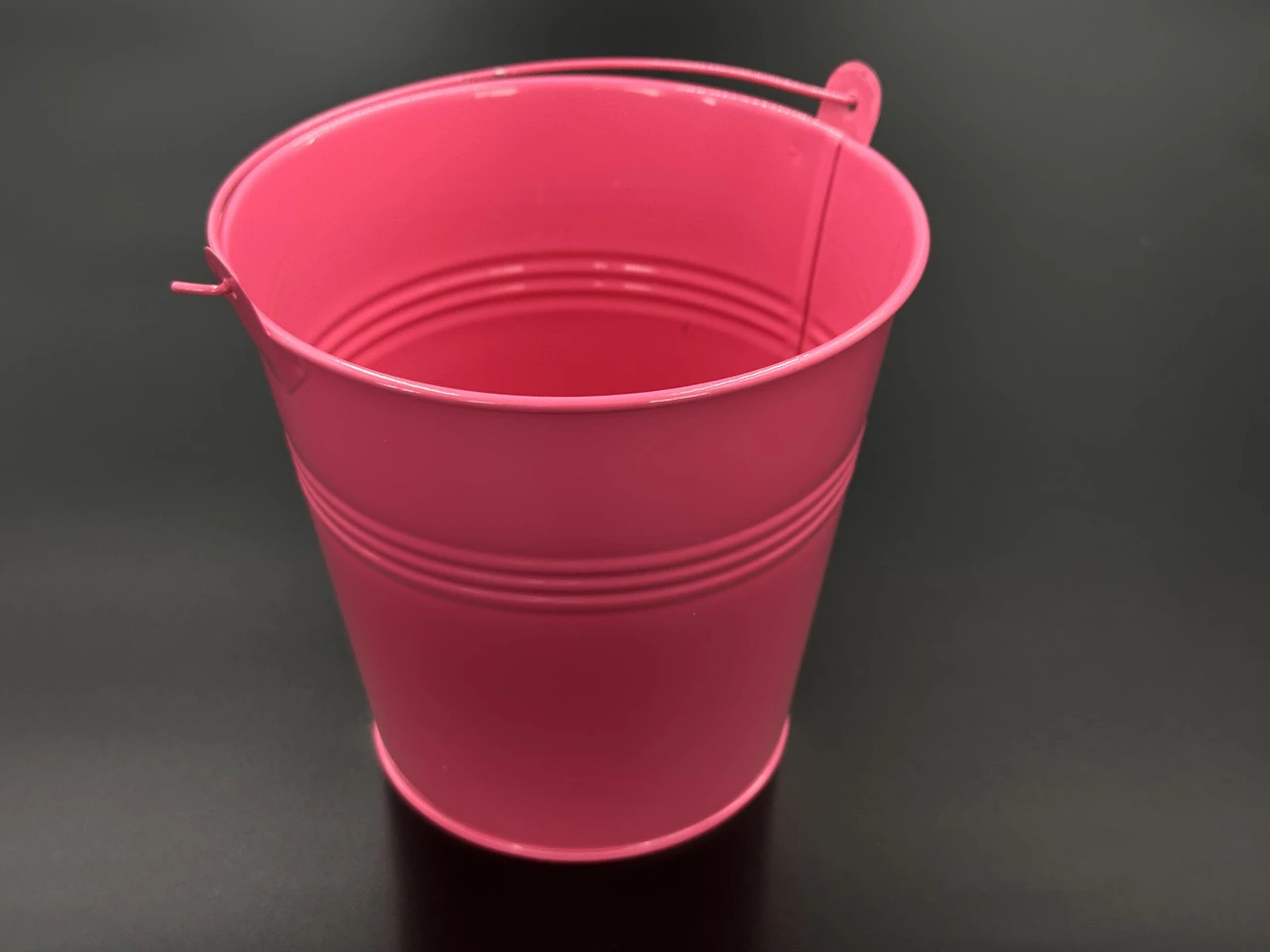 Ведерко декоративное металлическое, 16х15см, Цвет «розовый» - 2