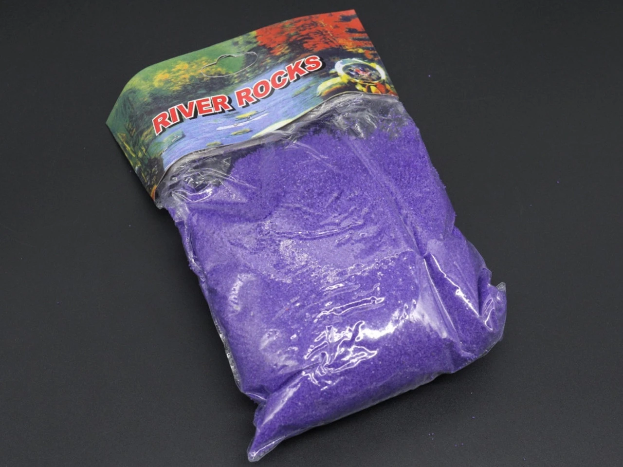 Пісок декоративний кольоровий, 500 грам, Колір "фіолетовий"