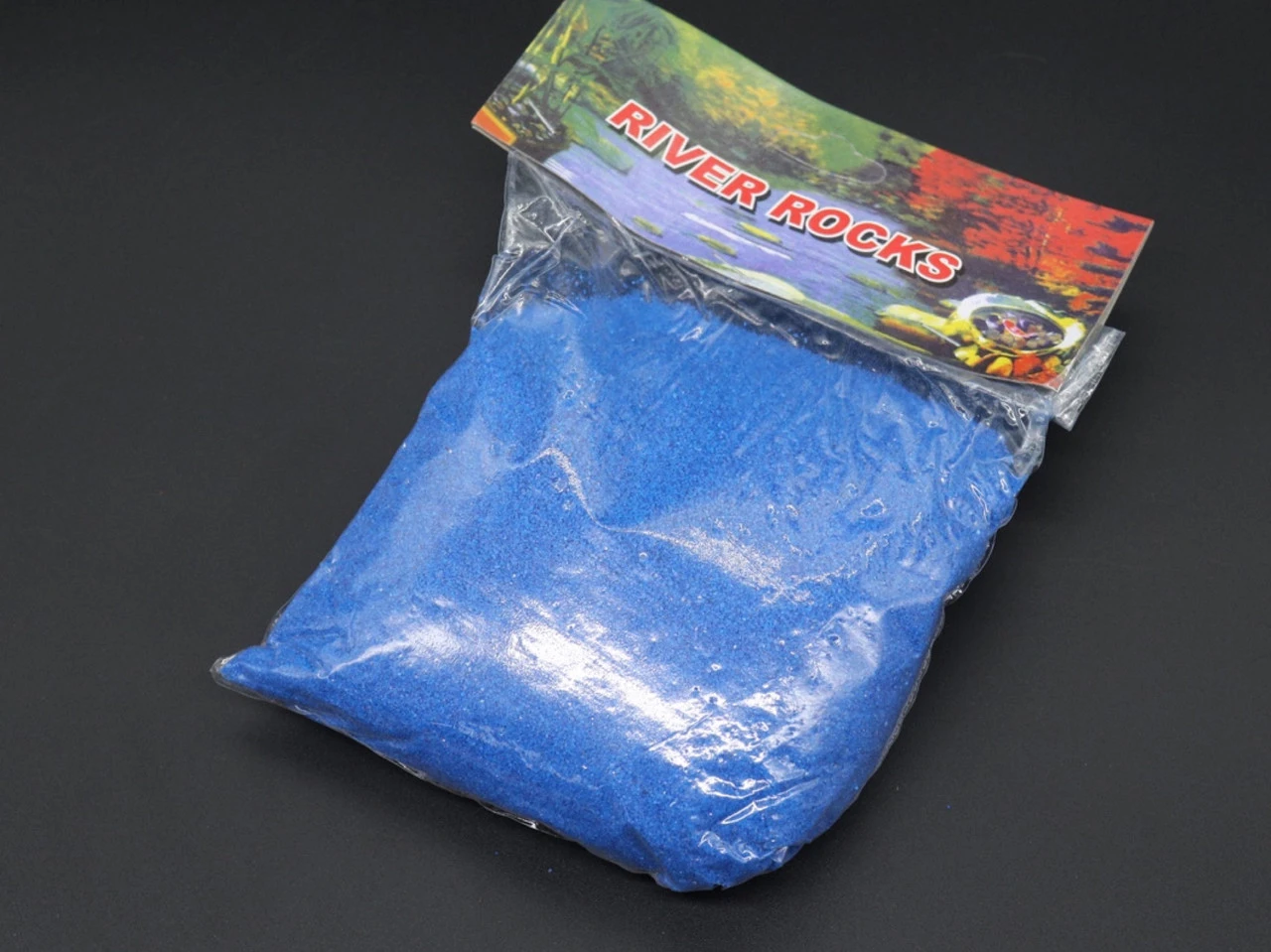 Пісок декоративний кольоровий, 500 грам, Колір "Синій"