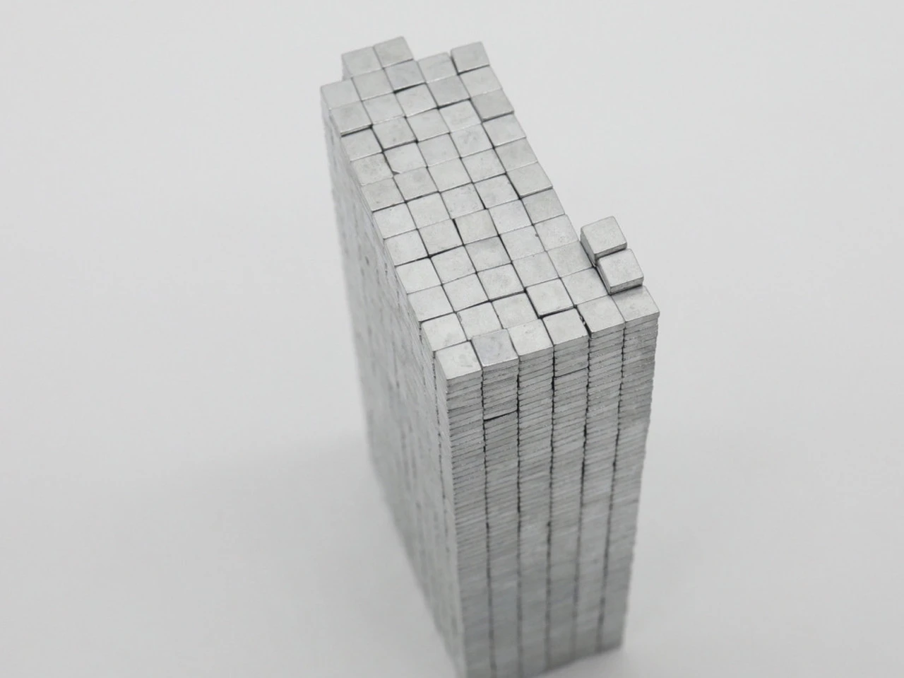 Магнит неодимовый, 5х5х1,5мм, Цвет «серебристый» - 2