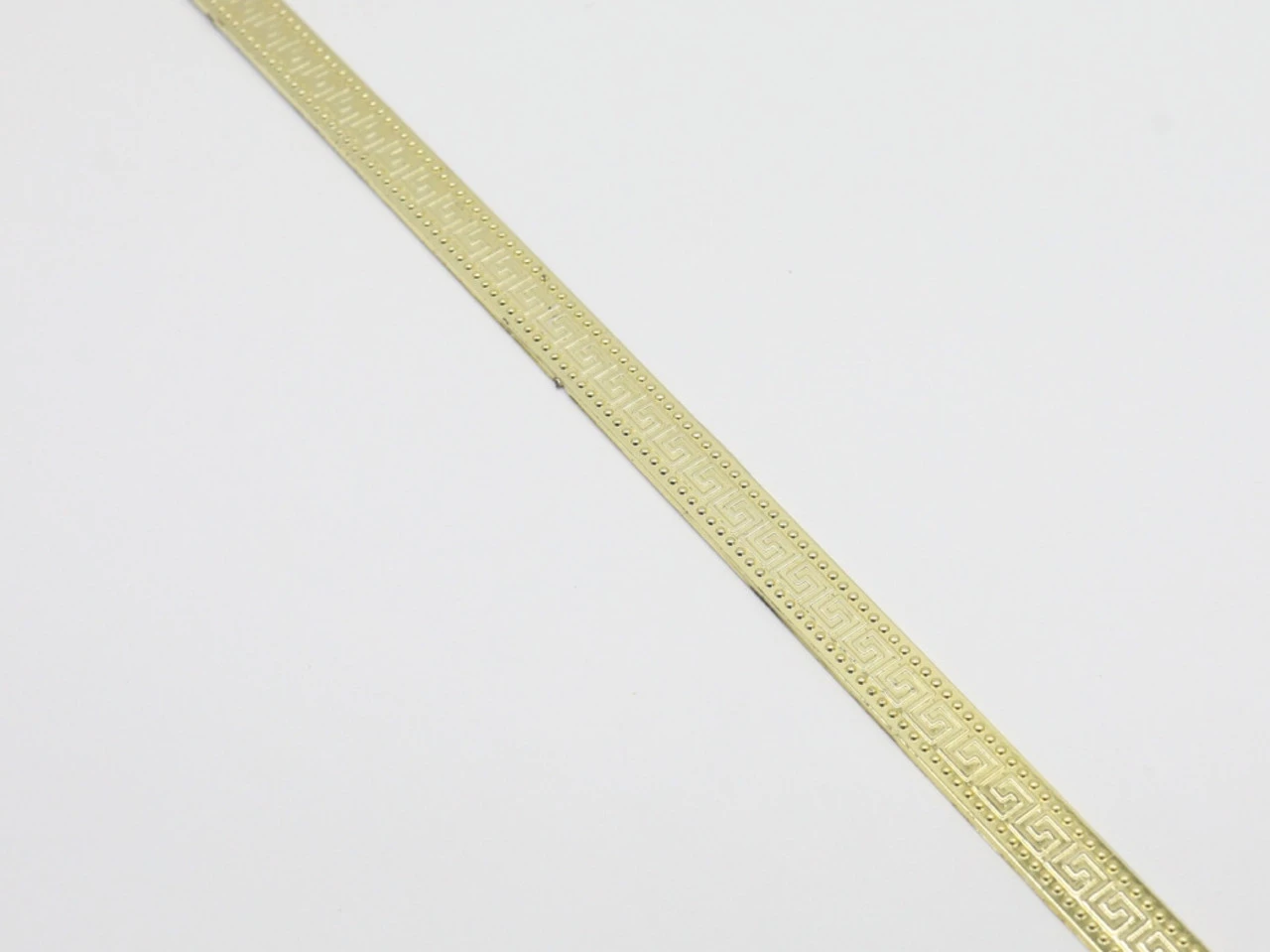 Молдинг ПВХ, декоративный мебельный, 7х500мм, Цвет «золотистый»