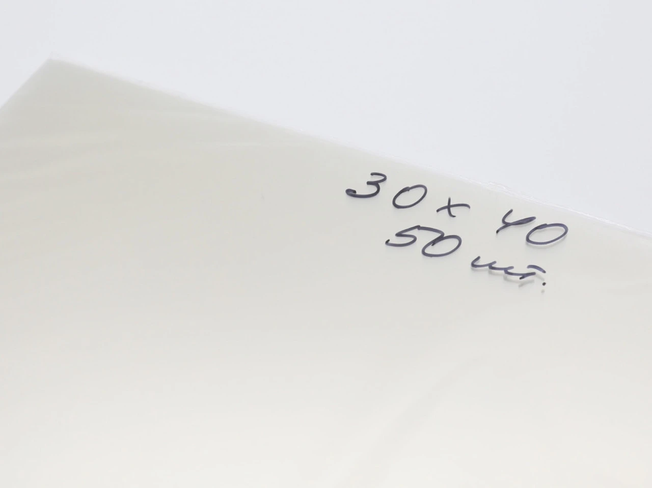 Заменитель стекла для рамок, 30х40см, 50шт