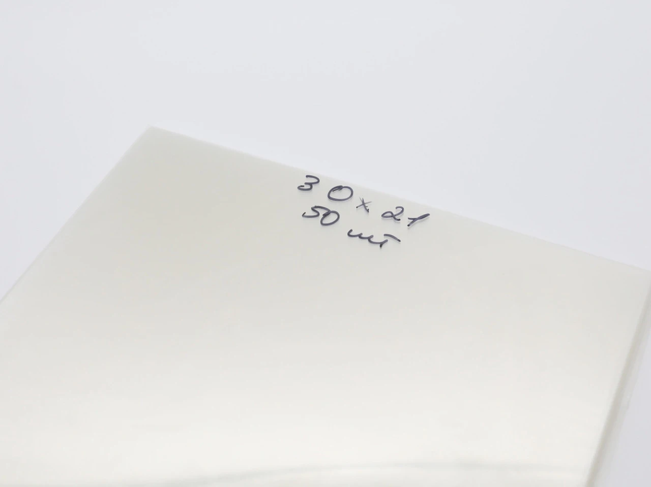 Заменитель стекла для рамок, 21х30см, 50шт