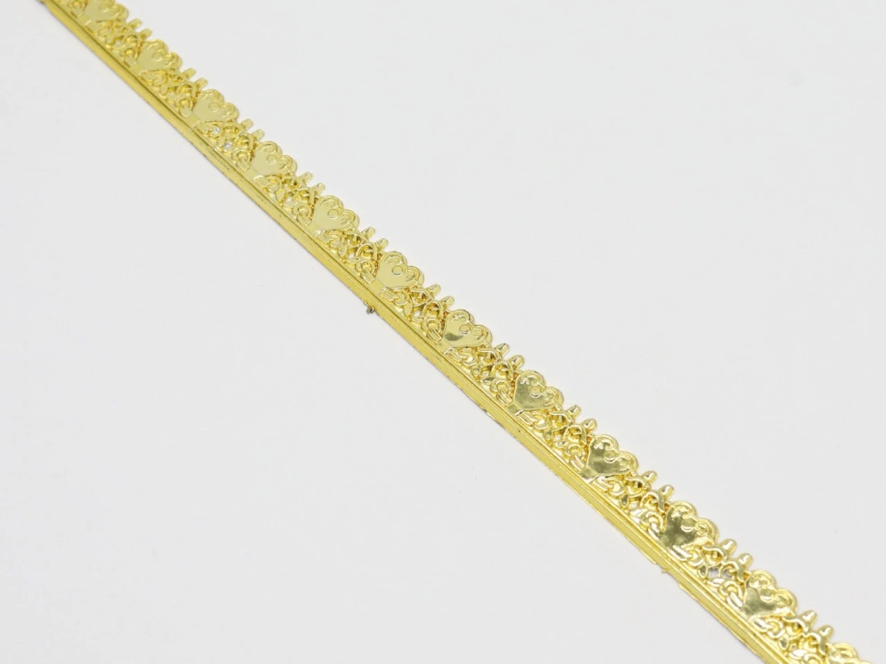 Молдинг ПВХ, декоративный мебельный, 12х500мм, Цвет «золотистый»