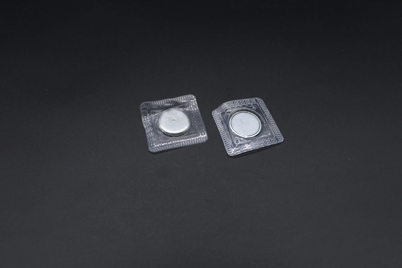 Магнит неодимовый вшивной, 18х2мм, 2шт S+N