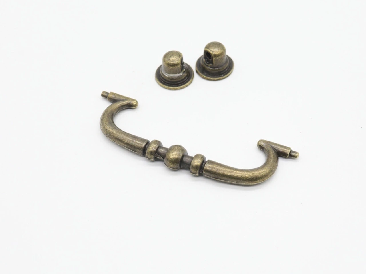 Мебельная ручка, металл, бронза, 115х30мм - 2