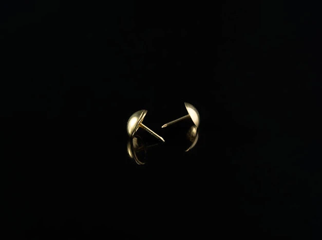 Гвоздь-кнопка, 8,5х10мм, Золотистый