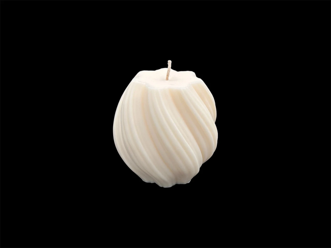 Свеча декоративная фигурная «Волна» из натурального соевого воска, 7см, 175 грамм