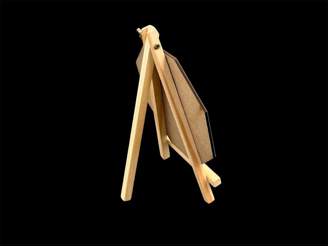 Полотно для малювання з мольбертом, 13х13см, Колір "чорний" - 2