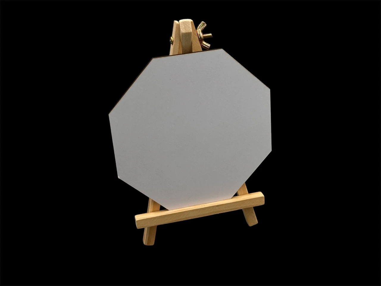 Полотно для малювання з мольбертом, 13х13см, Колір "білий"