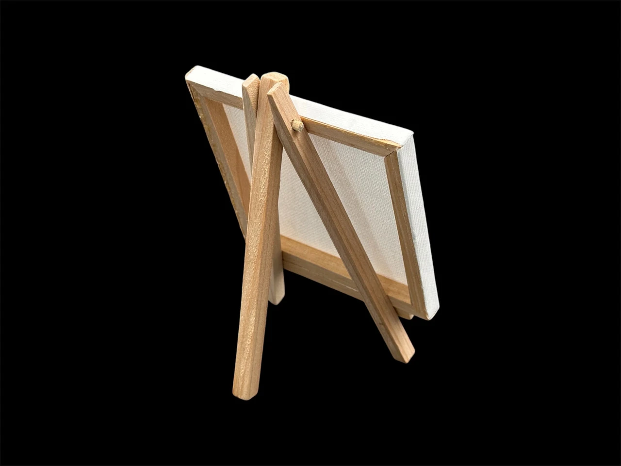 Полотно для малювання з мольбертом, 10х10см, Колір "білий" - 2