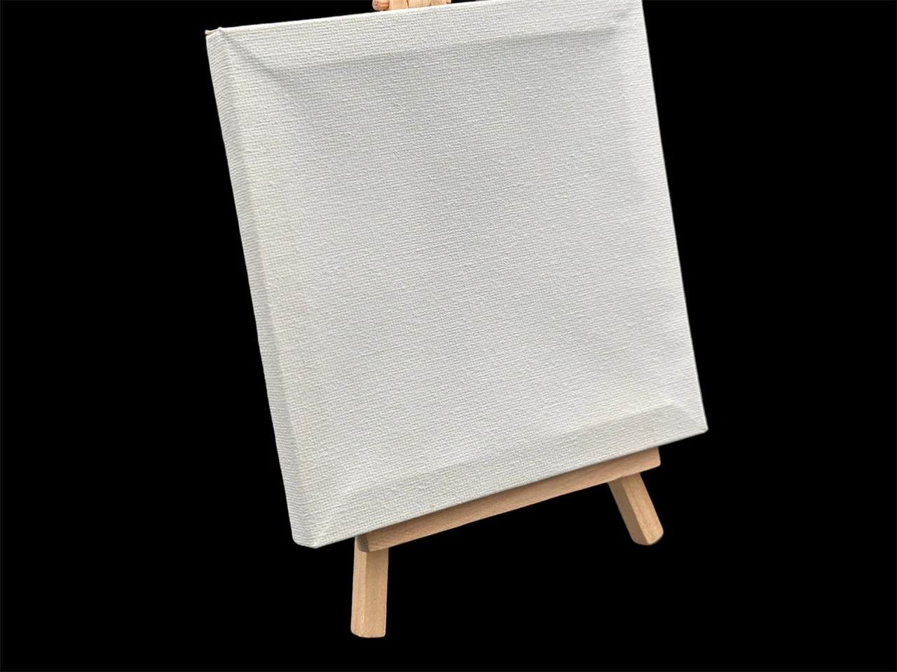 Полотно для малювання з мольбертом, 15х15см, Колір "білий" - 2