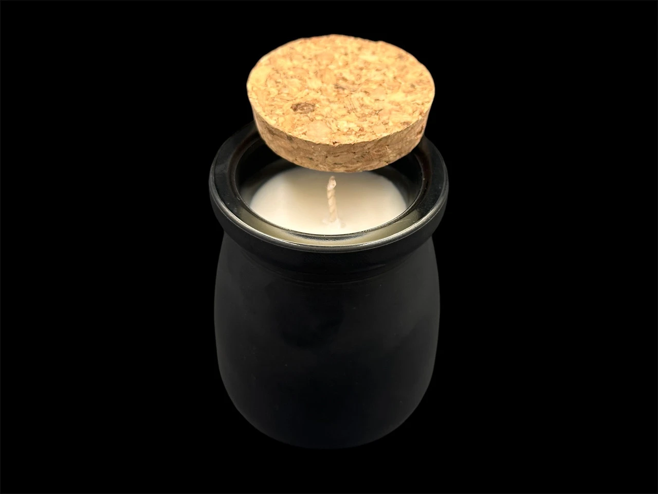 Аромасвічка соєва з ґнітом, аромат "Сандал", 70х50мм