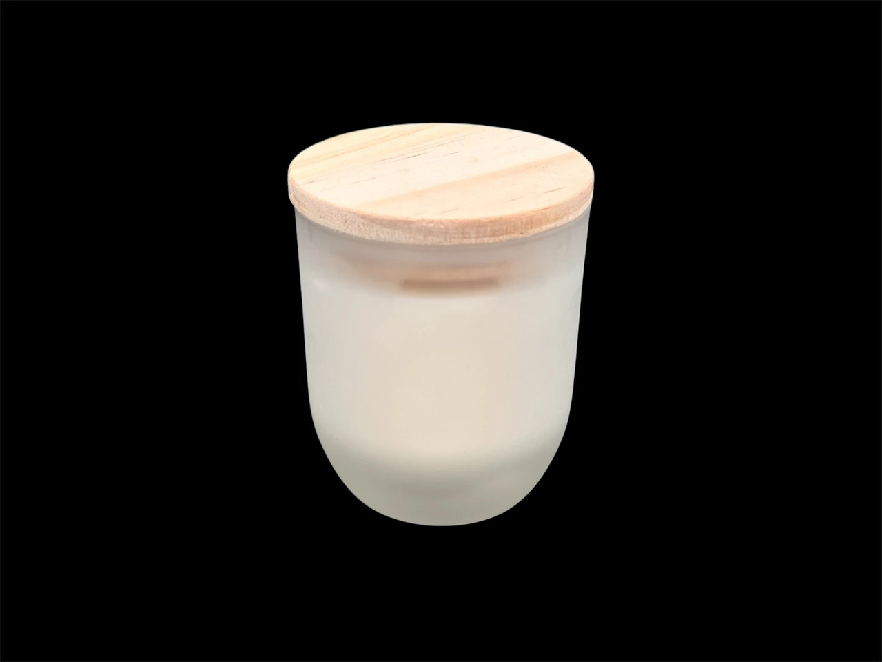 Аромасвічка соєва з ґнітом, аромат "Гарбузово-ванільні зефірки", 85х70мм - 2