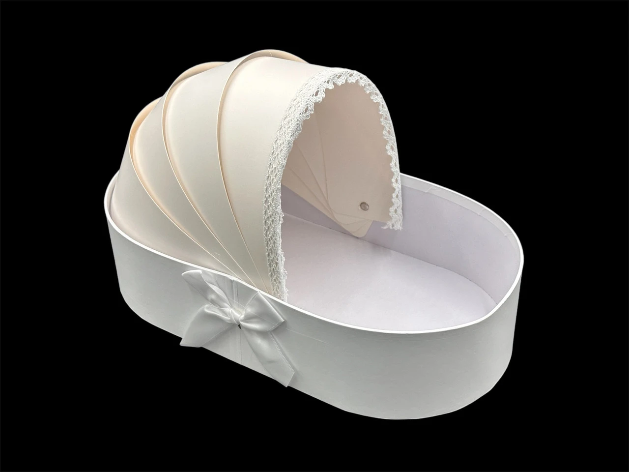 Коробка подарочная для цветов, 33х18см, Цвет «белый»