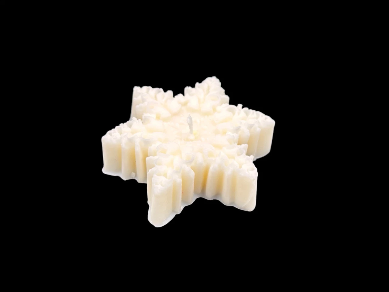 Свеча декоративная «Снежинка», 75х20мм, 45 грамм - 2