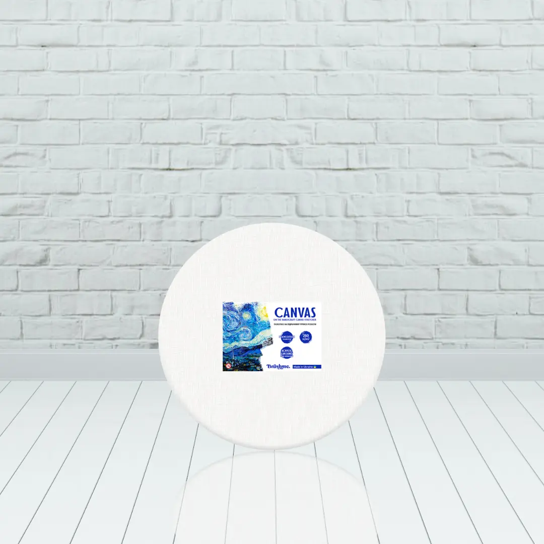 Полотно на підрамнику, полікотон, діаметр 40см - 2