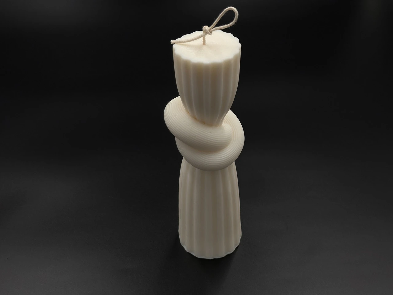 Свеча декоративная «Узелок», 20см, 335 грамм