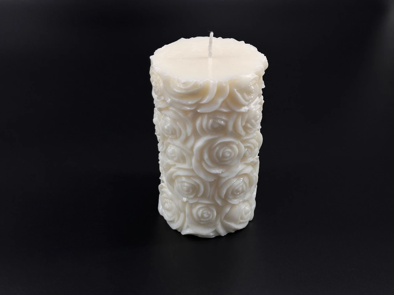 Свеча декоративная соевая Свадебная «Букет», 10,5см, 290 грамм