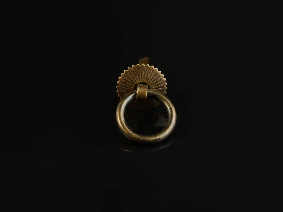 Меблева ручка, метал, стара латунь, 30мм