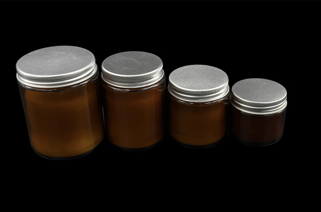 Аромасвічка соєва з ґнітом, аромат "Кориця та ваніль", 87х70мм - 2