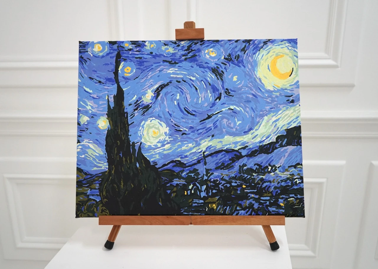 Мольберт настольный тренога, деревянный - 2