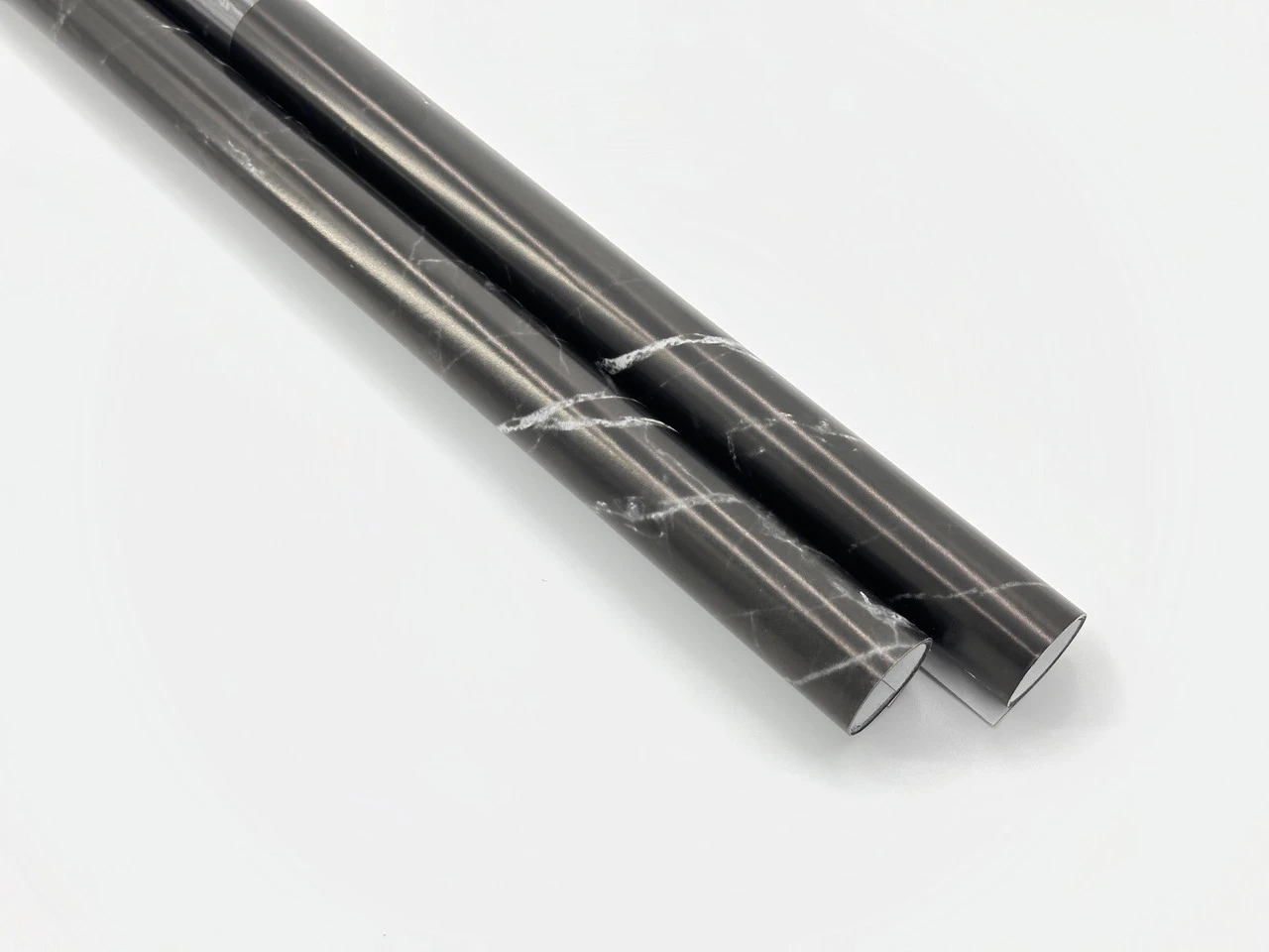 Бумага подарочная, 53х75см, Цвет «черный мрамор», 2шт