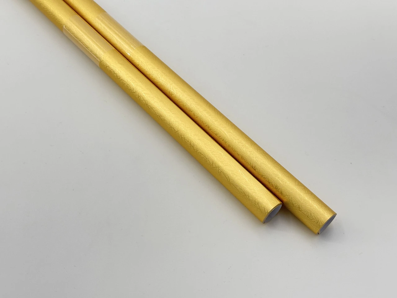 Бумага подарочная, 53х75см, Цвет «золотой», 2шт