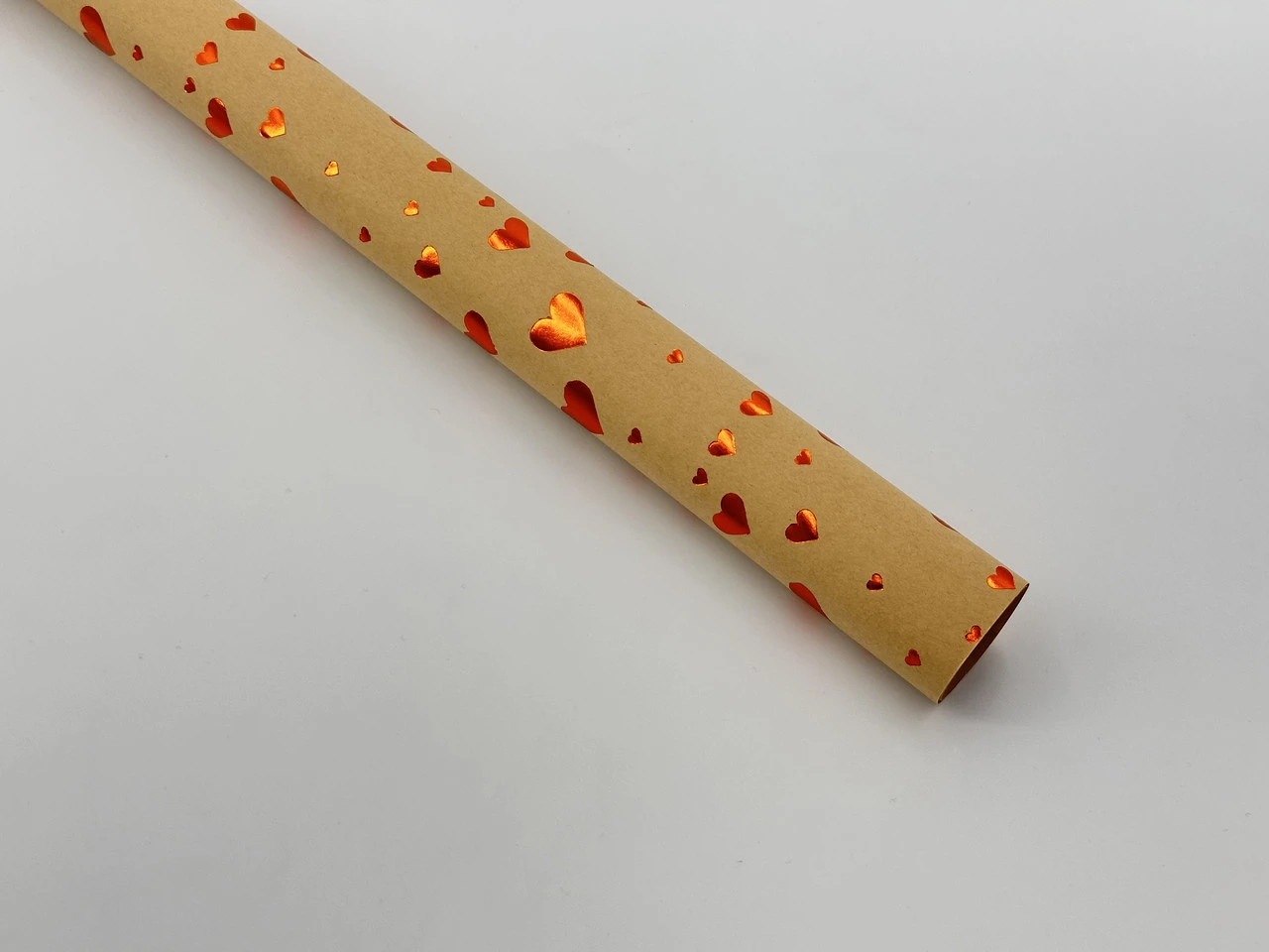 Папір подарунковий, 53х75см, Колір "коричневий", крафтовий