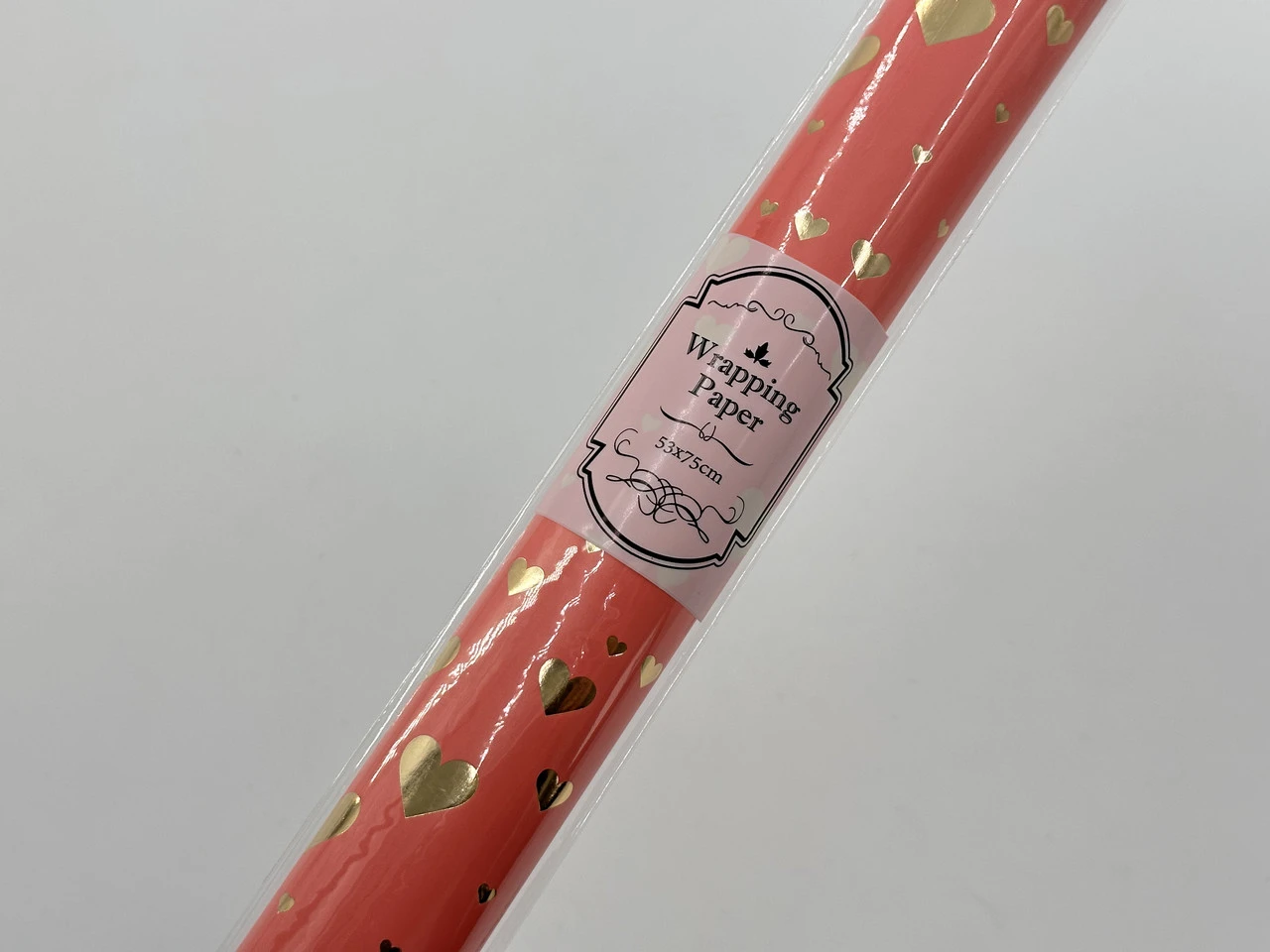 Бумага подарочная, 53х75см, Цвет «розовый» - 2