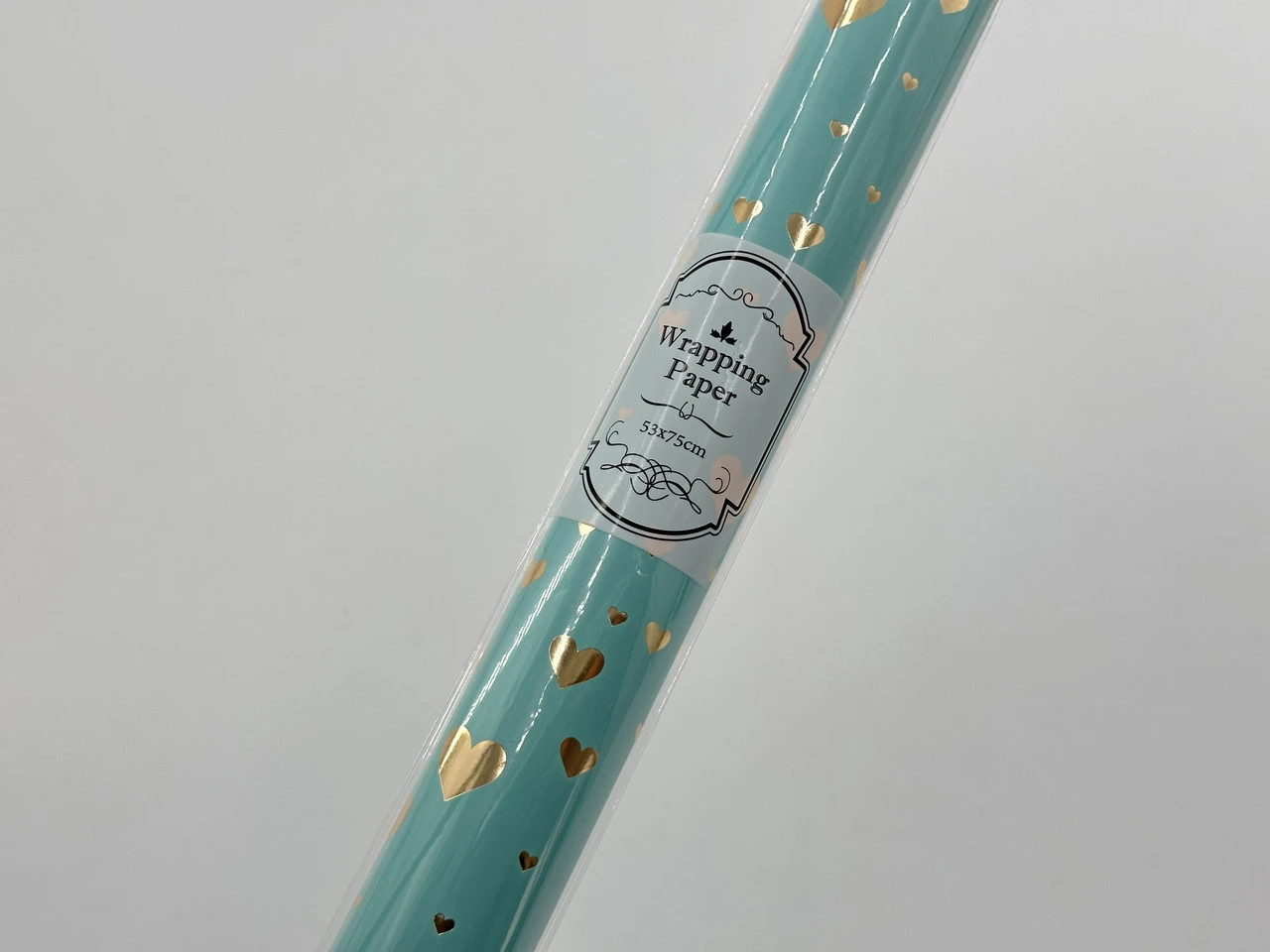 Бумага подарочная, 53х75см, Цвет «мятный» - 2