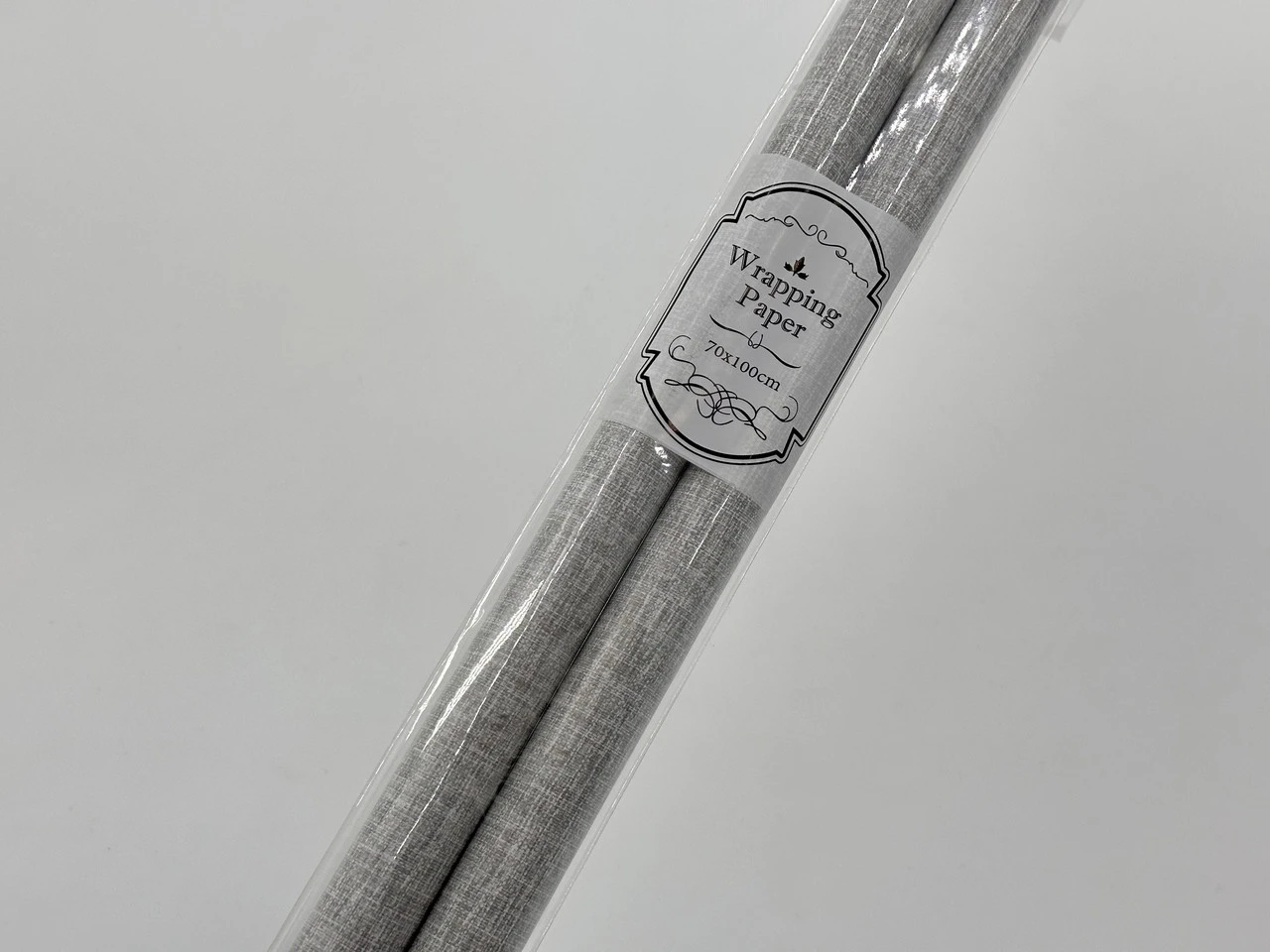 Бумага подарочная, 70х100см, Цвет «серый», 2шт - 2