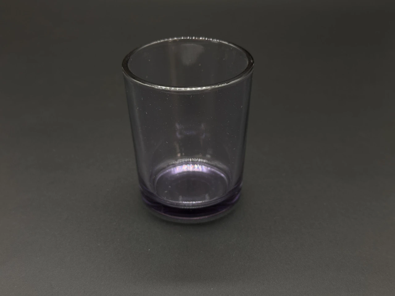 Стеклянная банка для свечей, 65х55мм, Цвет «фиолетовый», 90мл