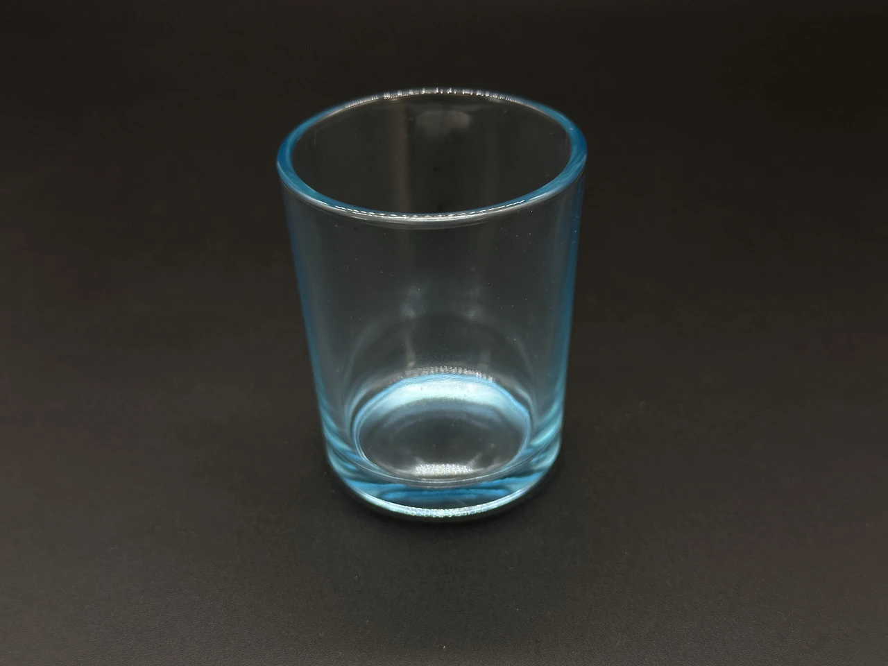 Стеклянная банка для свечей, 65х55мм, Цвет «голубой», 90мл