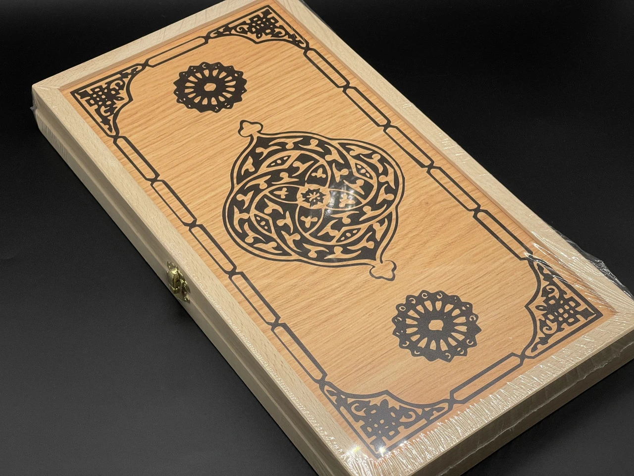 Нарди настільна гра, 21,5х42см, Колір "дерево"