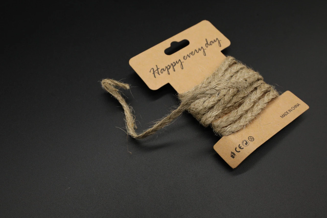 Мішковина декоративна, 6мм, 2м, Колір "коричневий" - 2