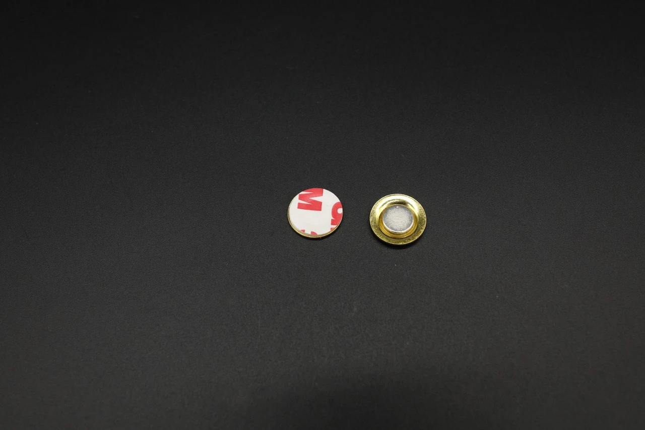 Магнит для бейджа, 17мм, Цвет «золотистый» - 2