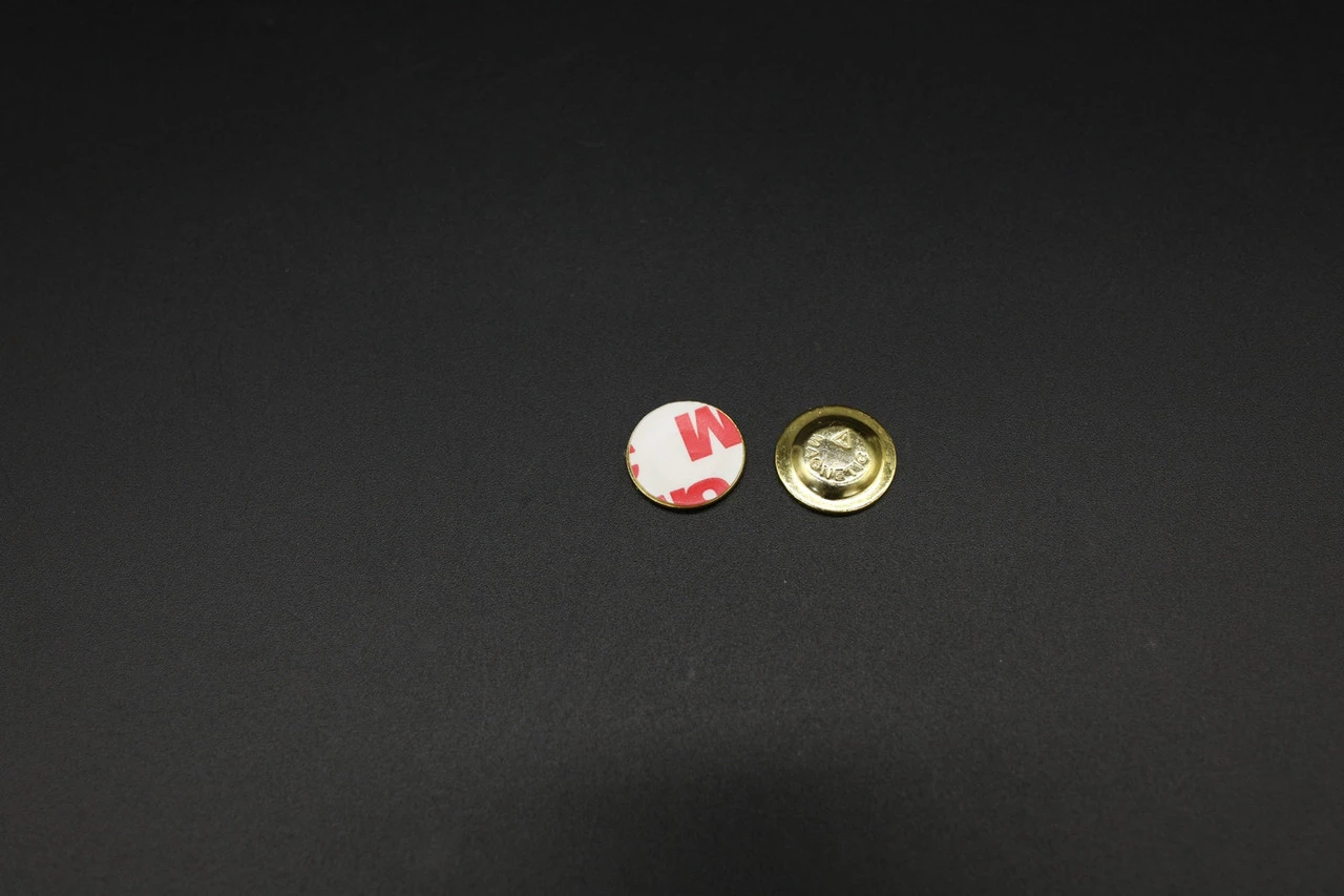 Магнит для бейджа, 17мм, Цвет «золотистый»