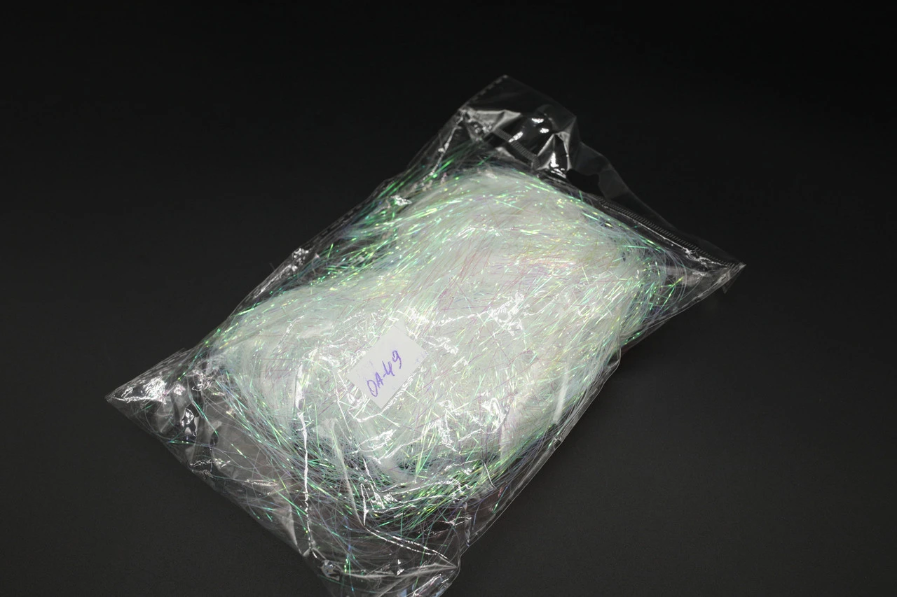 Наповнювач декоративний, Сяюча сизаль, Колір "білий", 30грам